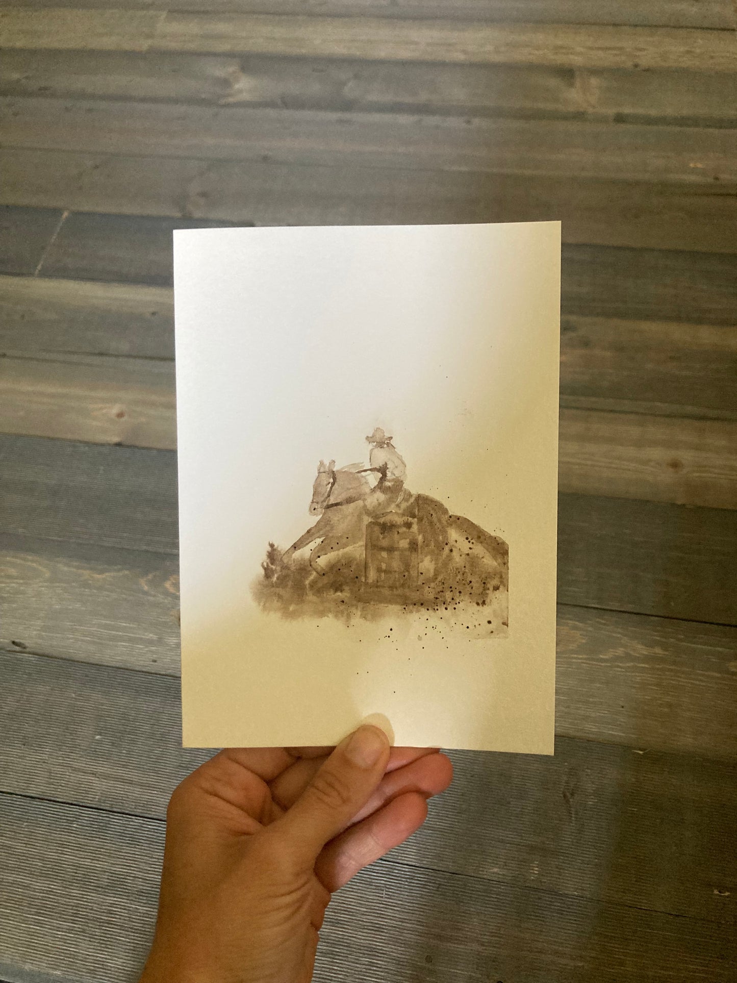 Western Watercolor Greeting Cards