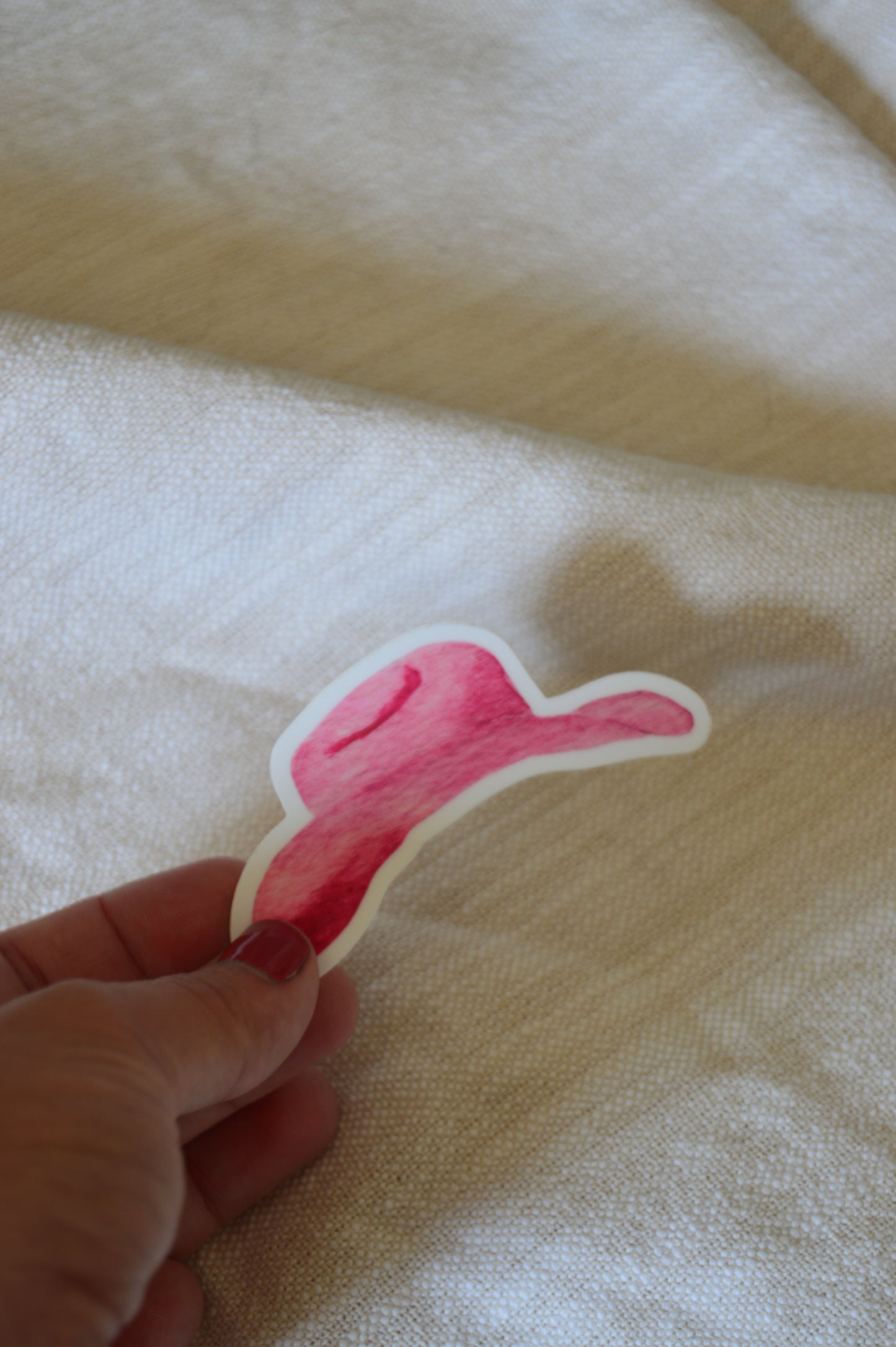 Pink Cowgirl Hat Sticker