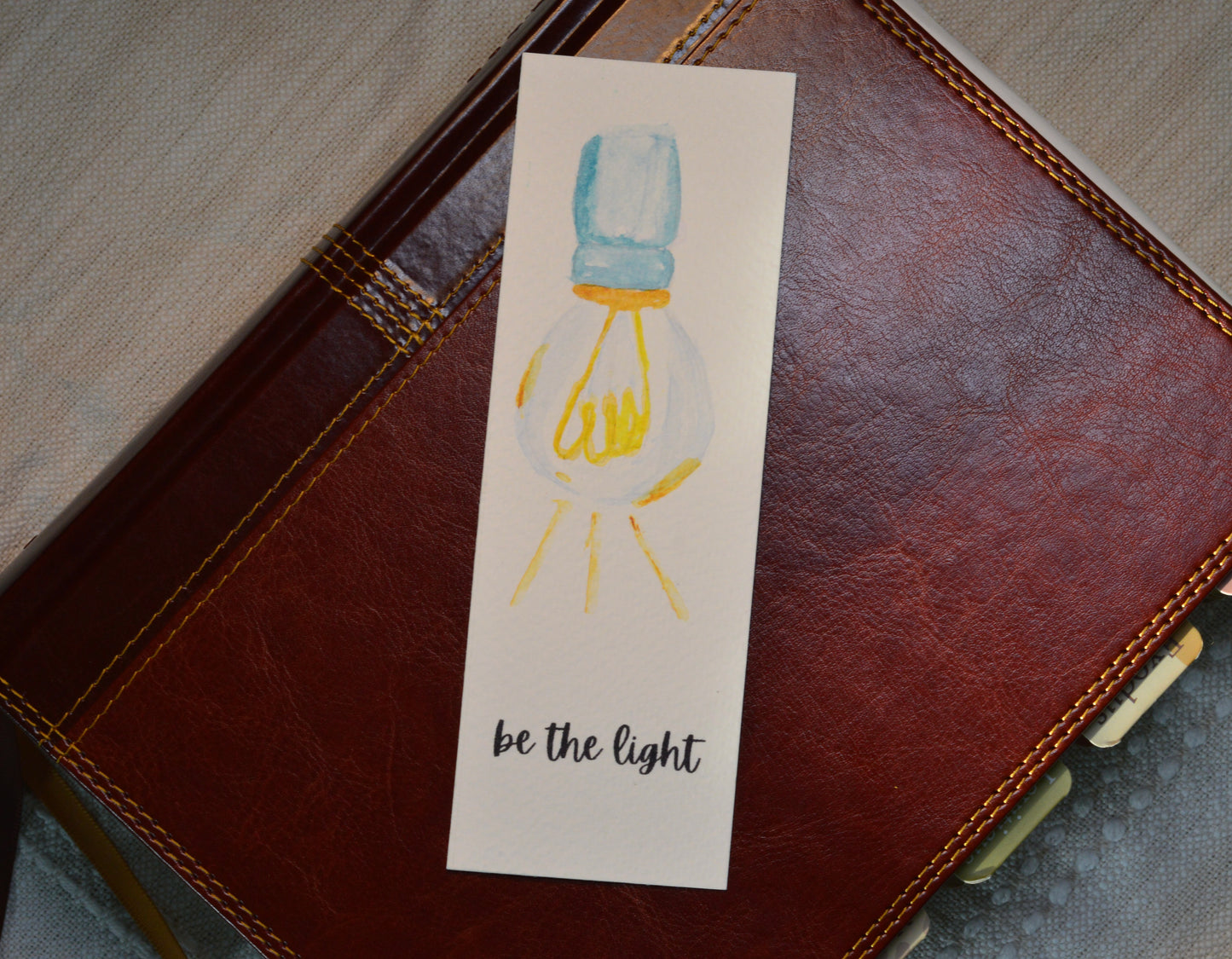 Be The Light Bookmark