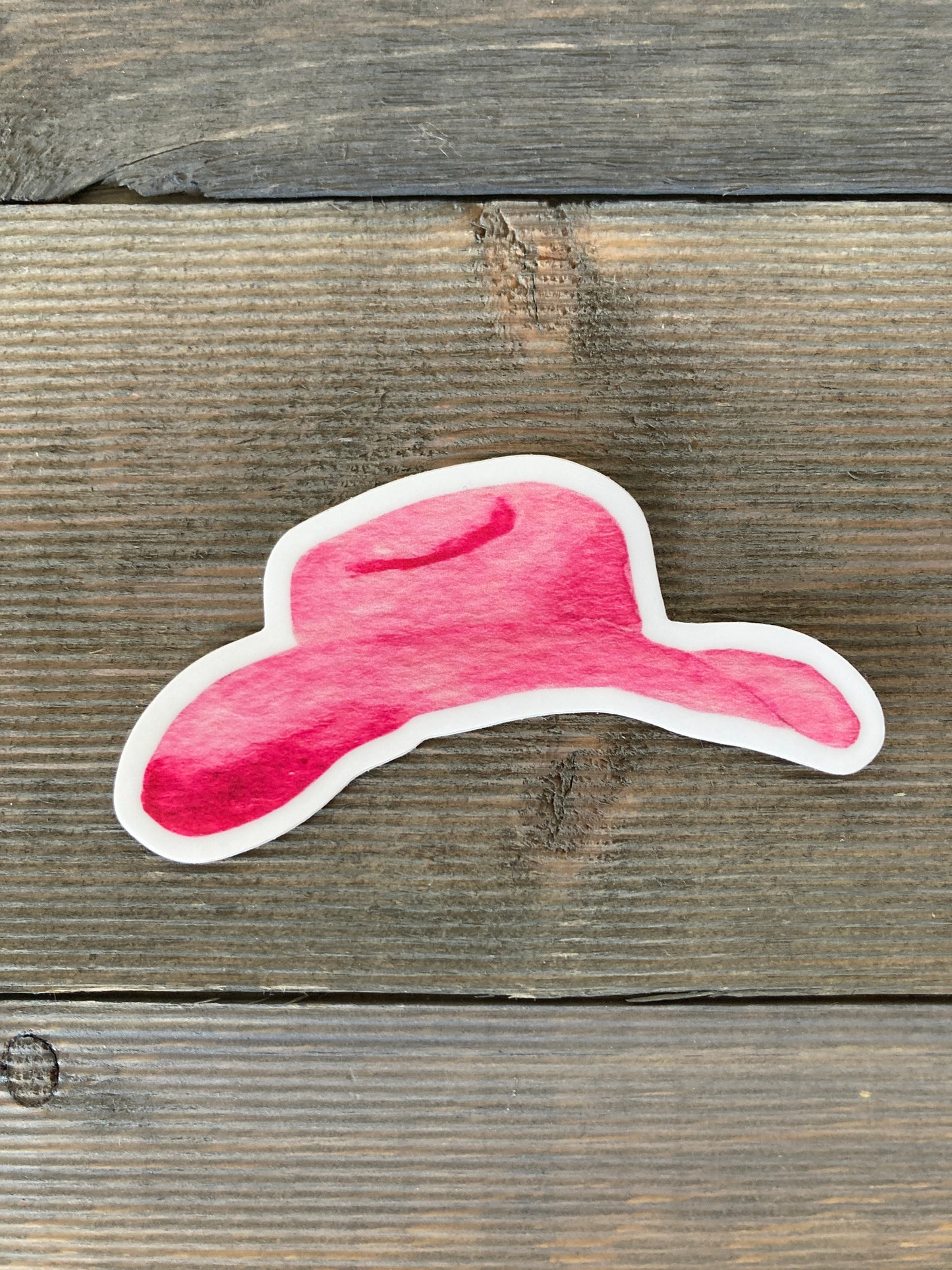 Pink Cowgirl Hat Sticker