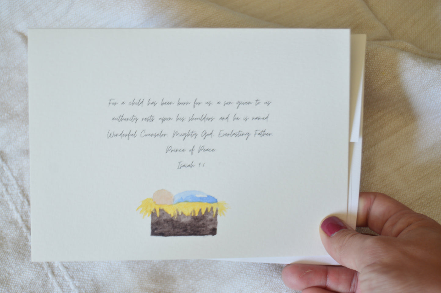 Nativity Scene Greeting Card