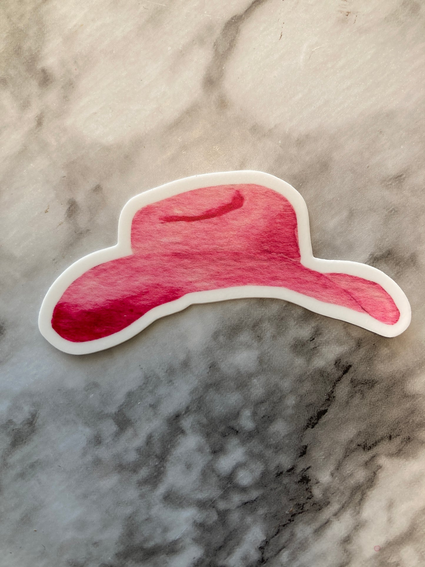 Pink Cowgirl Hat Sticker