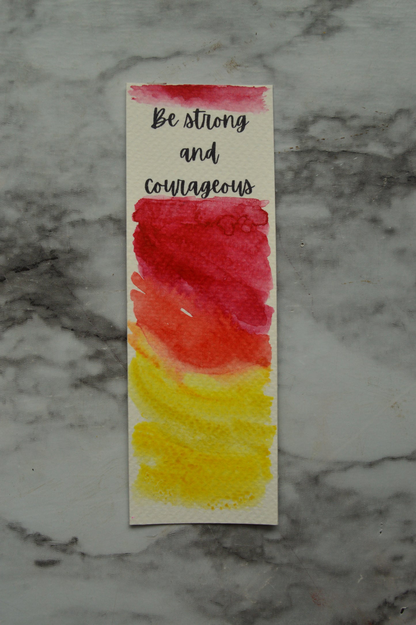 Be Strong and Courageous Bookmark