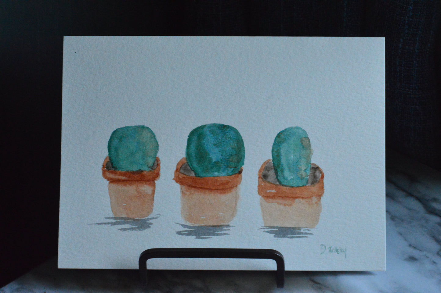 Potted Cactus Greeting Card