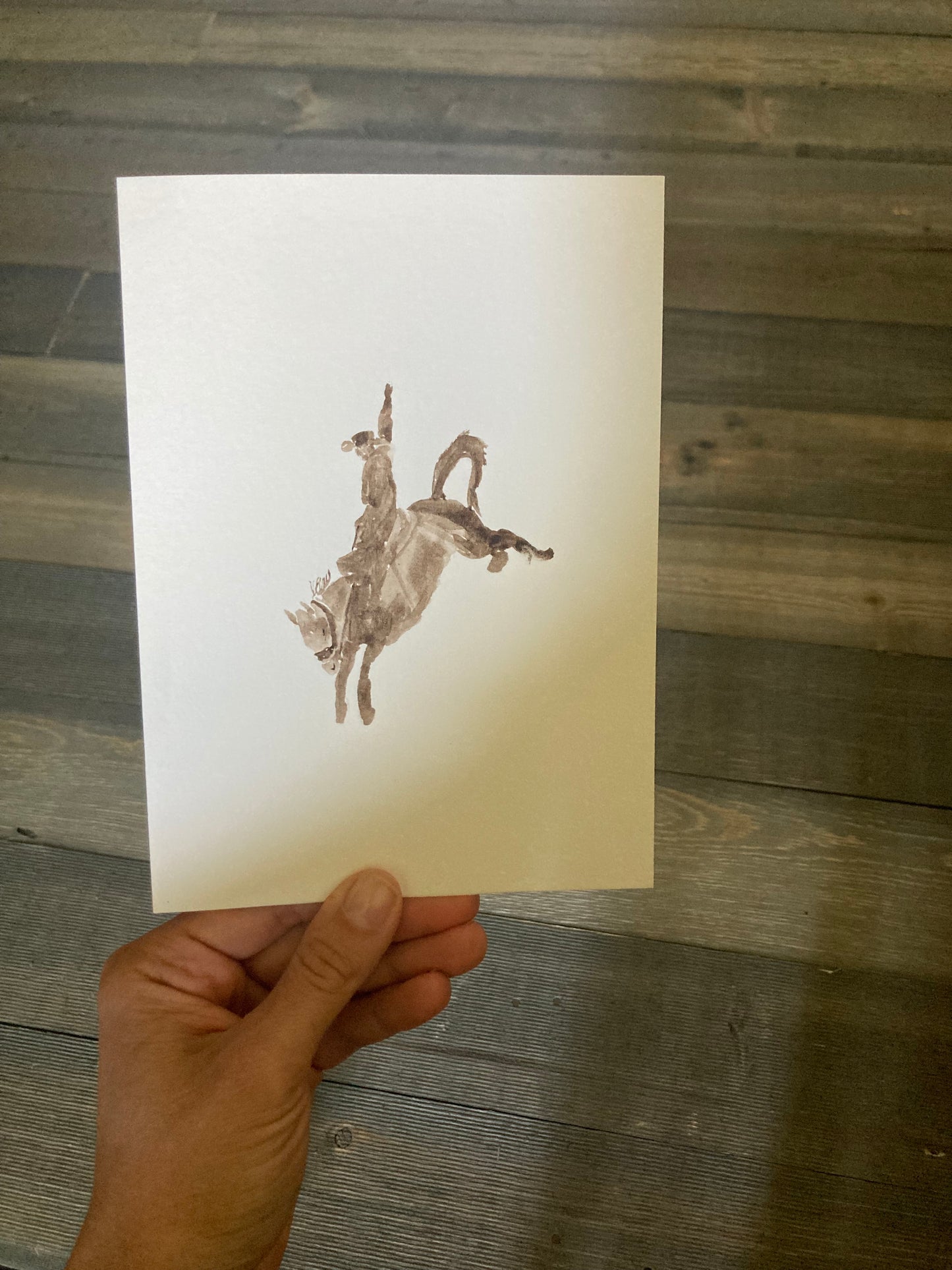 Western Watercolor Greeting Cards