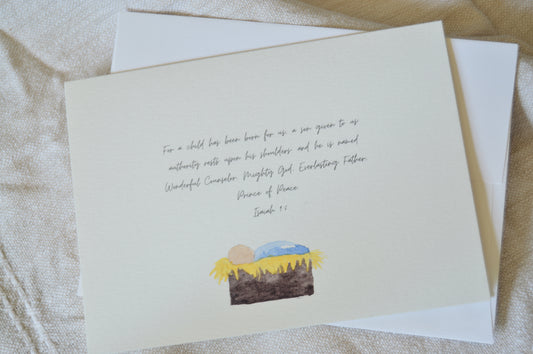 Nativity Scene Greeting Card
