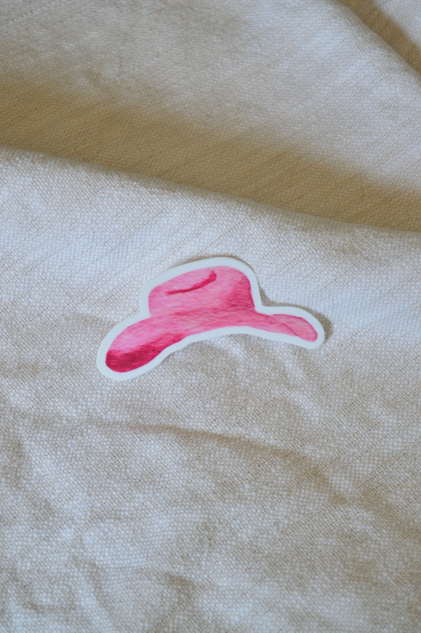 Pink Cowgirl Hat Sticker