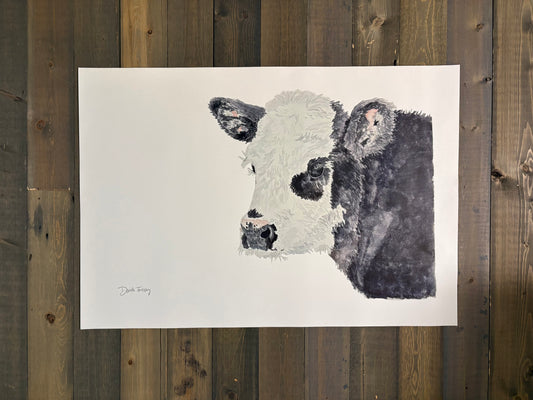 Calf Print on 16x24 Canvas