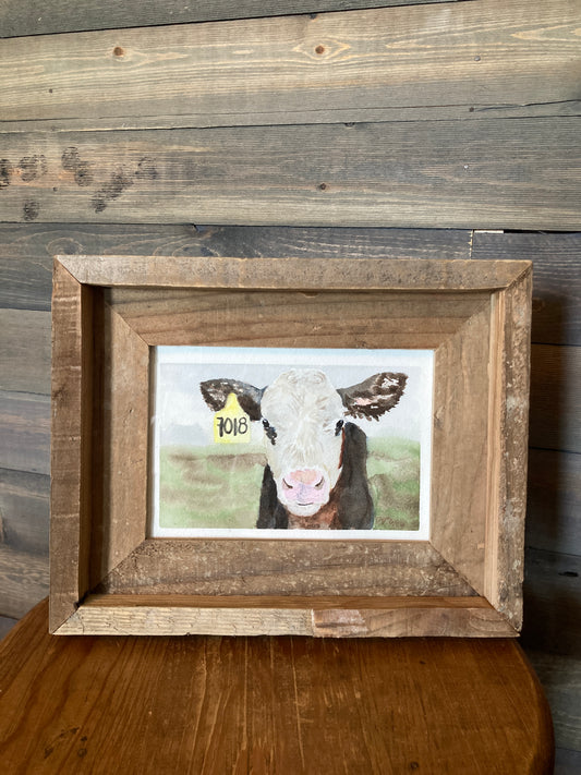 Calf Watercolor