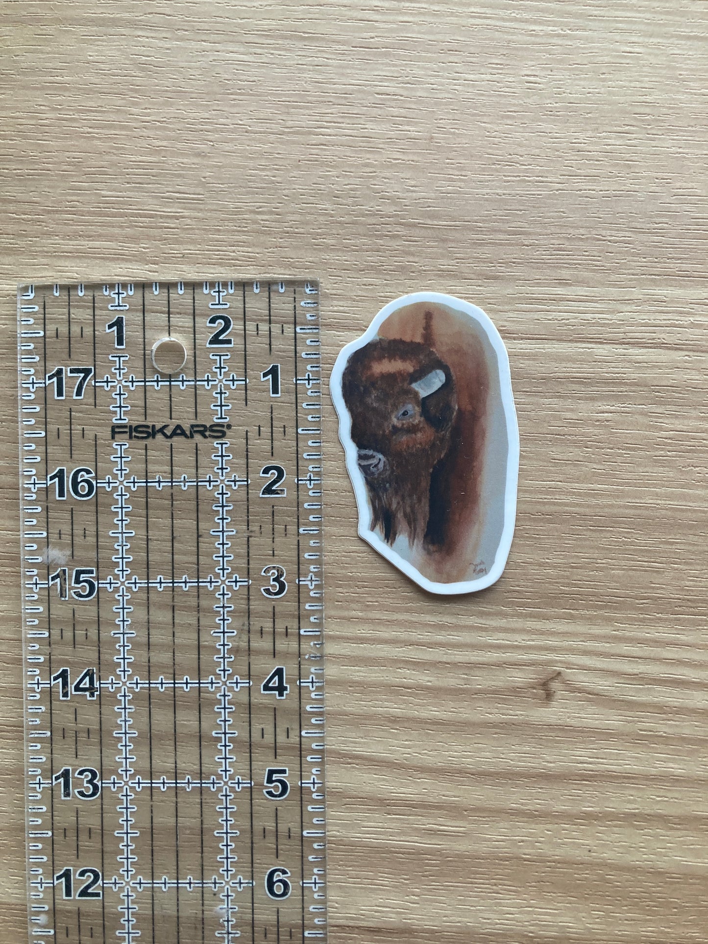 Buffalo Watercolor Sticker