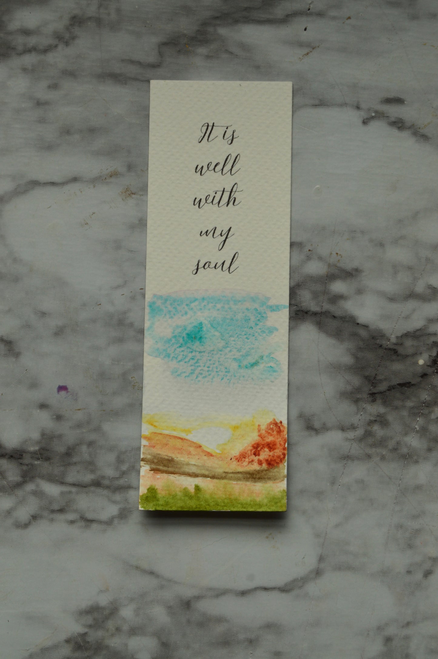 It Is Well With My Soul Golden Sunrise Bookmark