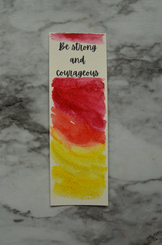 Be Strong and Courageous Bookmark