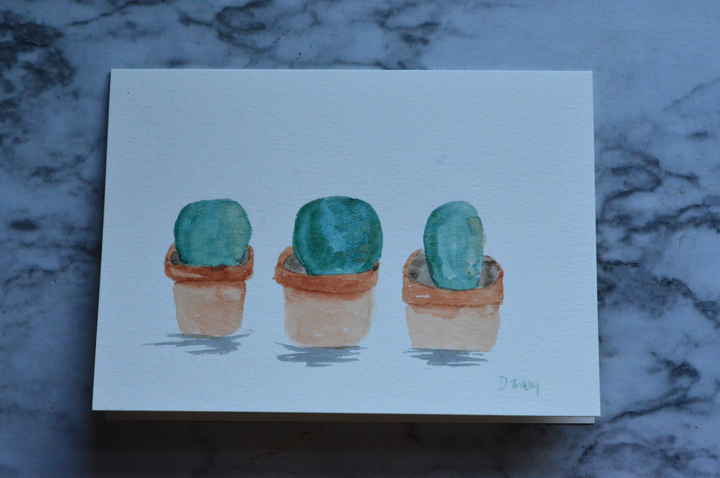 Potted Cactus Greeting Card