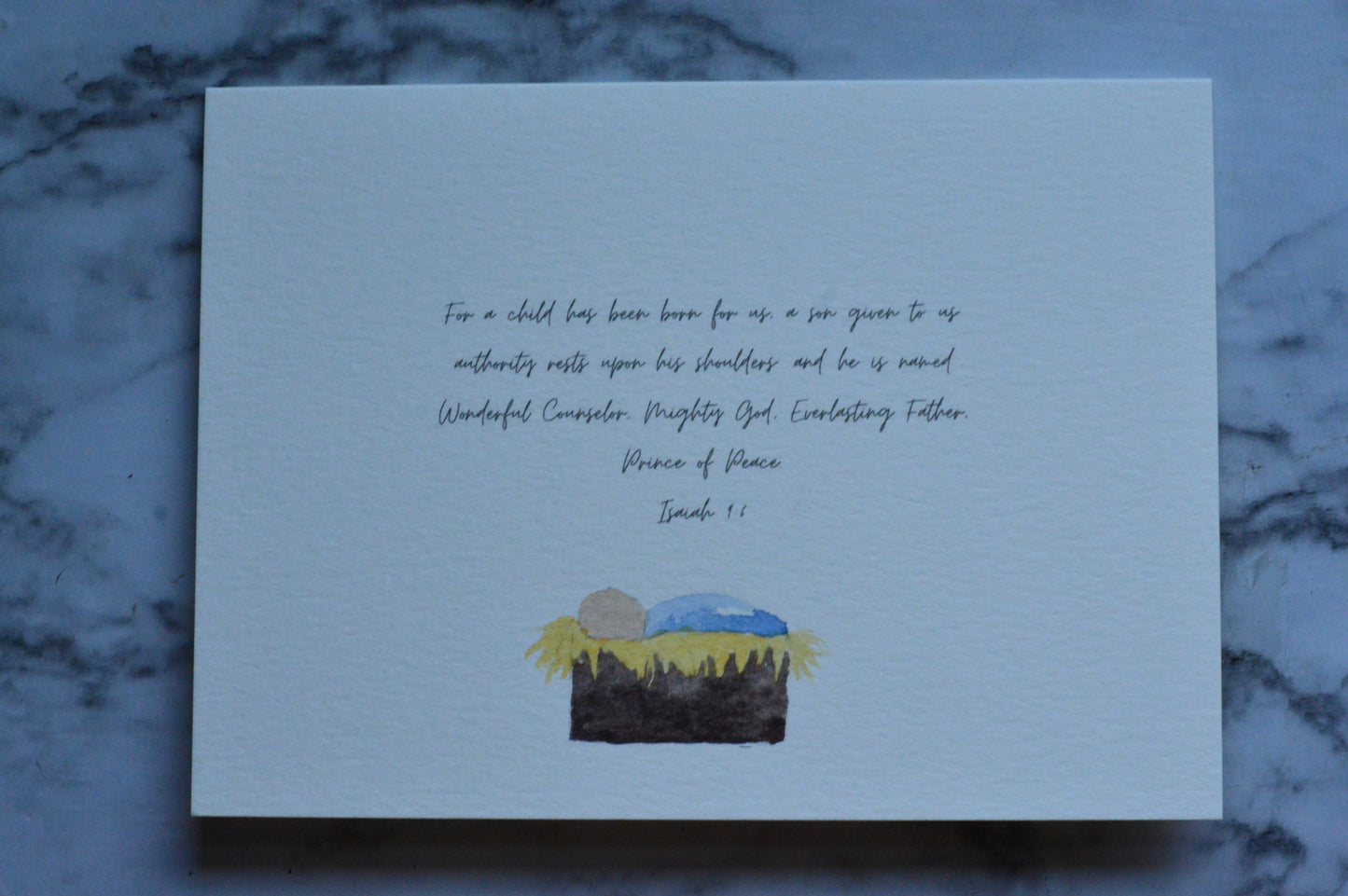 Nativity Scene Greeting Card
