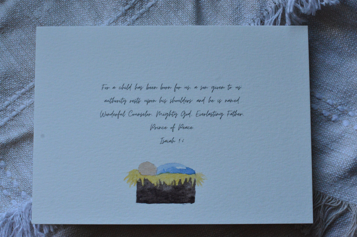 Nativity Scene Greeting Card