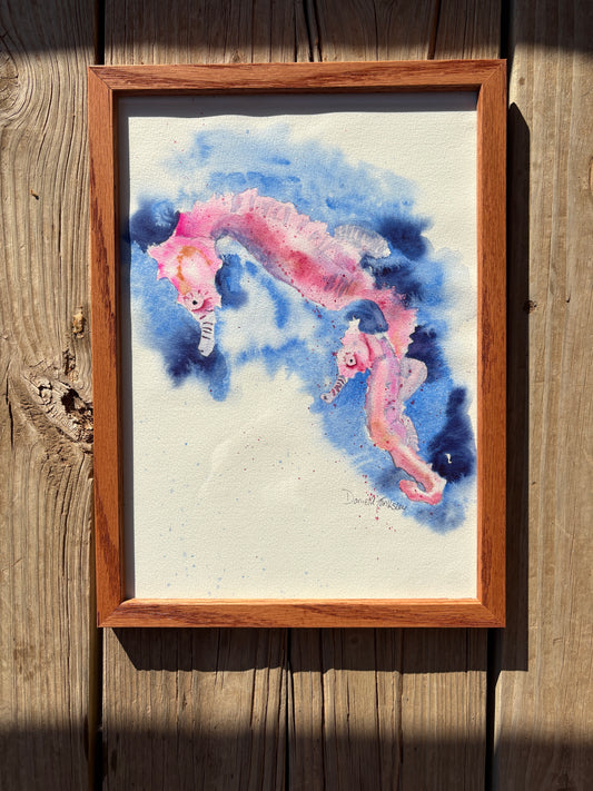 Seahorse and Baby