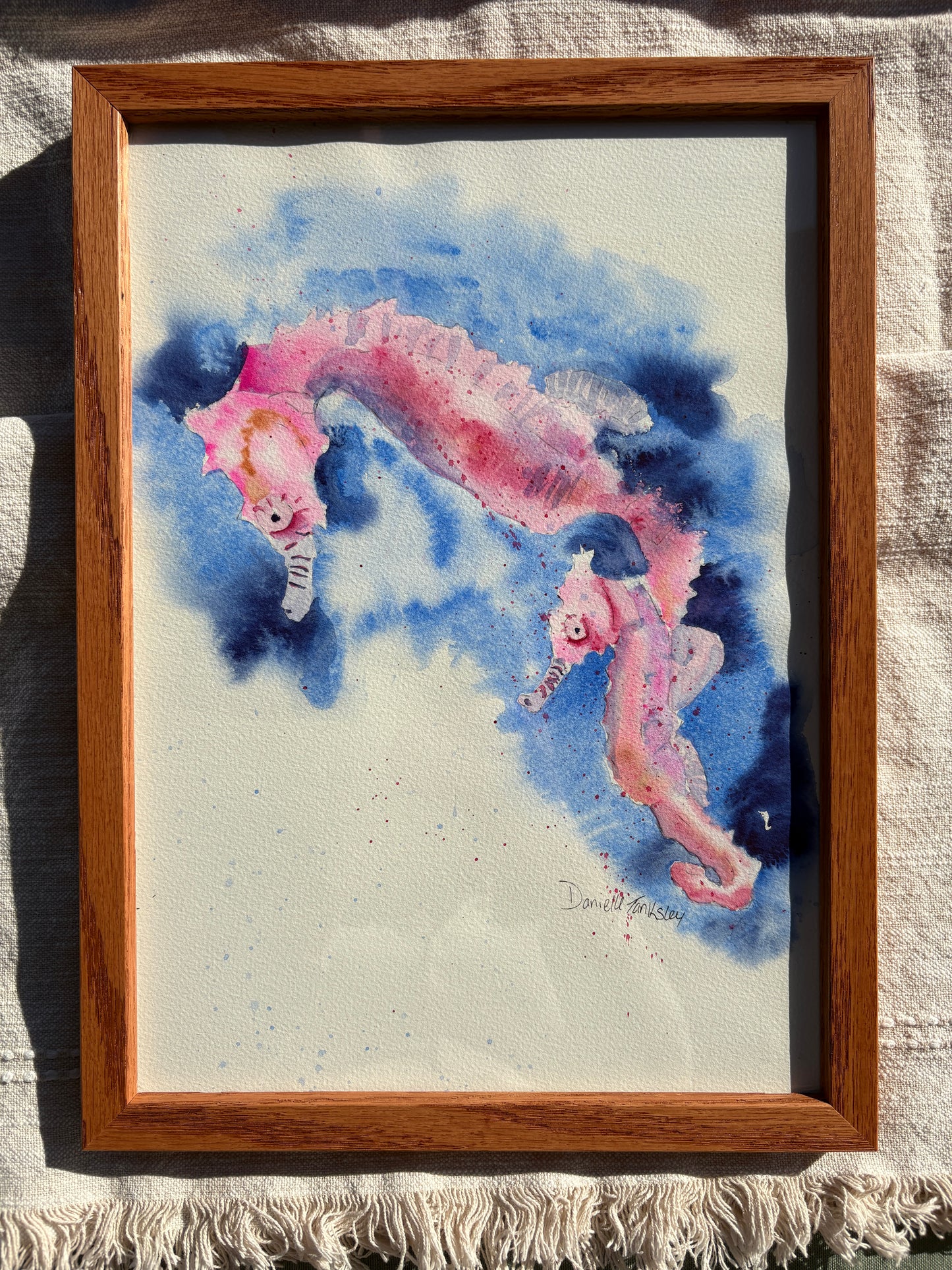 Seahorse and Baby