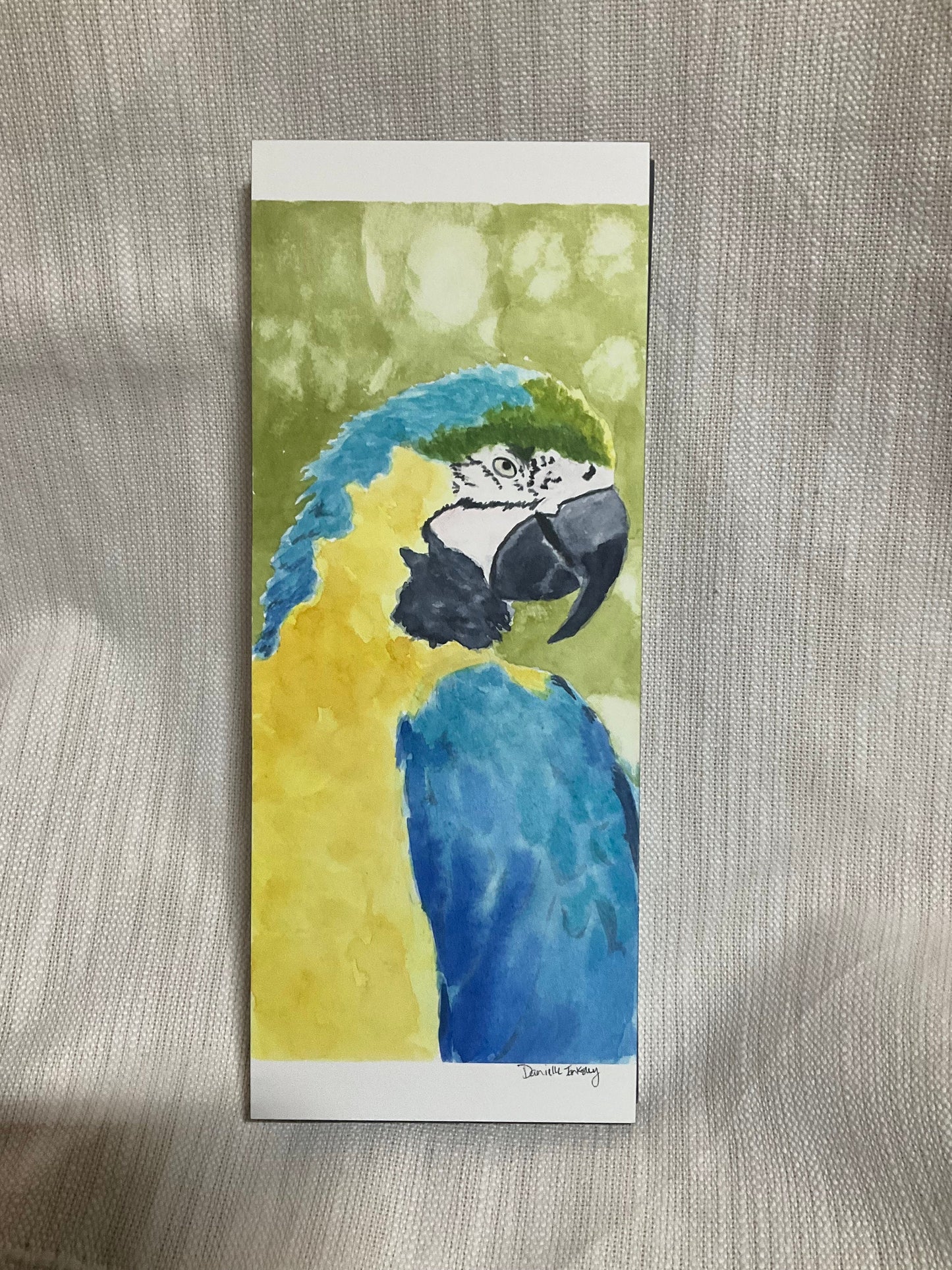 Macaw Watercolor Original